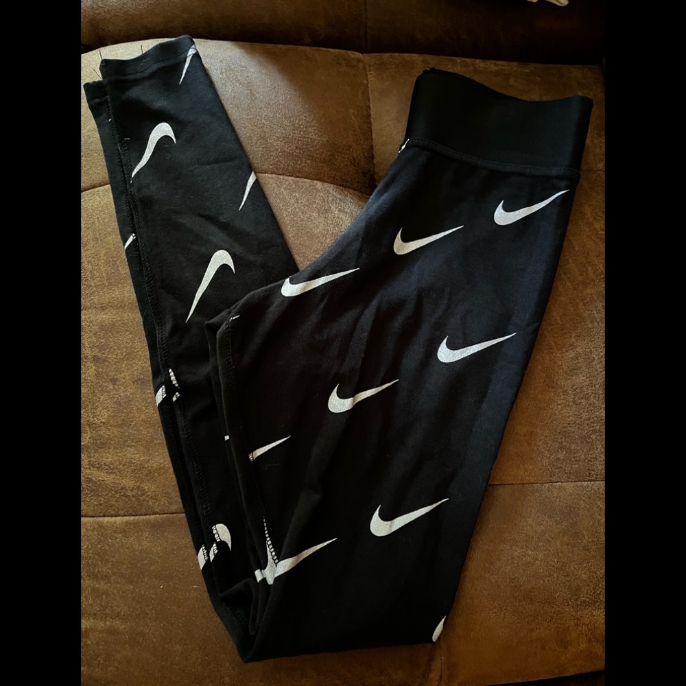 Womens Nike Check Leggings